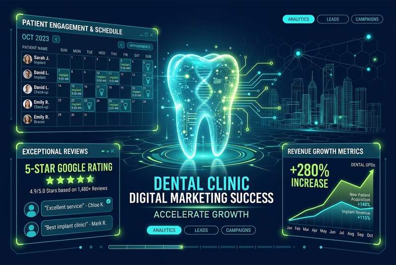 Dental Clinic Marketing Verified Case Study Data - Raiseque