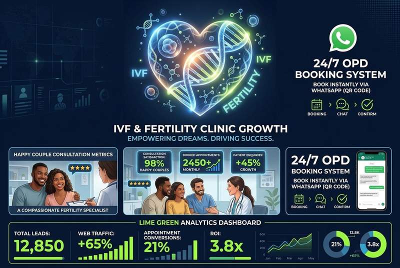 IVF & Fertility Clinic Marketing Process & Workflow Map - Raiseque